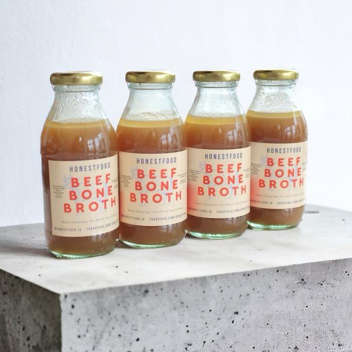 

Beef Bone Broth Honestfood (Kaldu Sapi Premium) - Soup bakso Bawang bahan masakan Msg Garlic