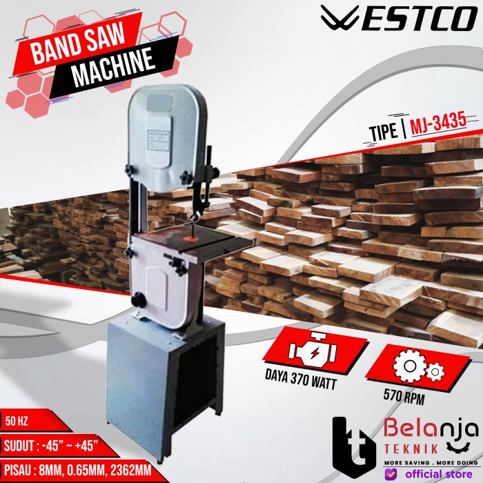 WESTCO Band Saw Machine MJ3435 14 Inch Mesin Gergaji Kayu MJ 3435 14"