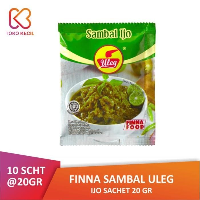 

Sale! [Pack] Finna Sambal Uleg Ijo Sachet (10 X 20Gr)