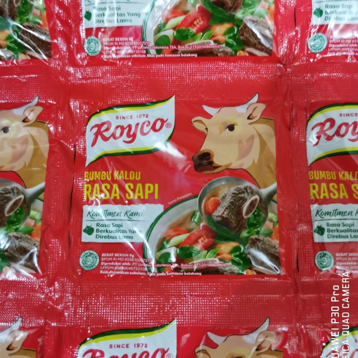 

Sale! Royco Bumbu Kaldu Sapi/Ayam 1 Renceng 12 Sachet @8Gr