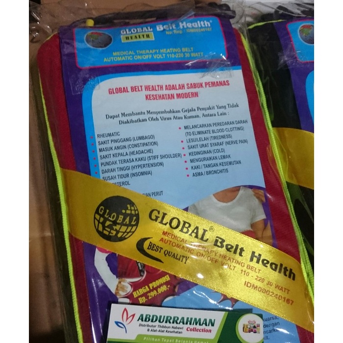 Bantal Panas Panjang Global Belt Health
