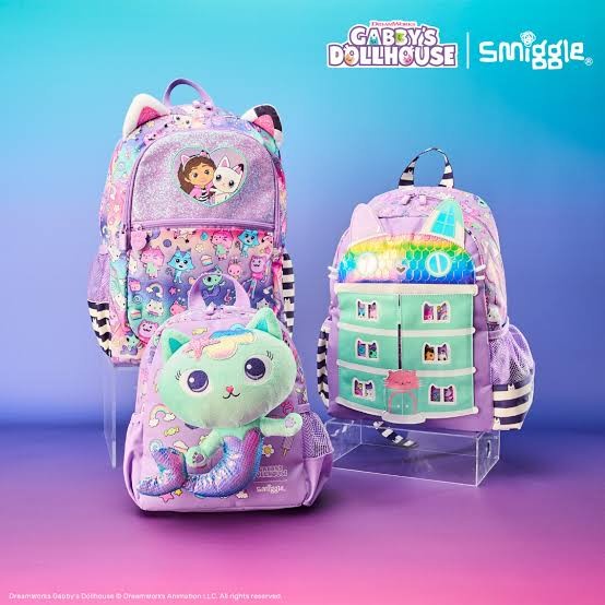 Tas Smiggle Gabby Doll House Backpack
