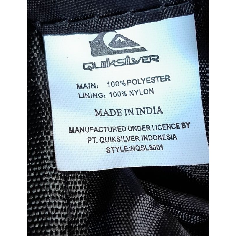 HOT Waistbag Quiksilver Original 100% / tas pria pinggang / slempang bag