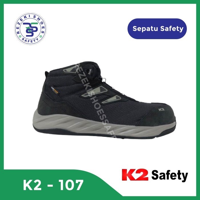 Sepatu Safety K2 107 BOA Navy - Sepatu Sport Safety K2-LT 107 BOA Navy