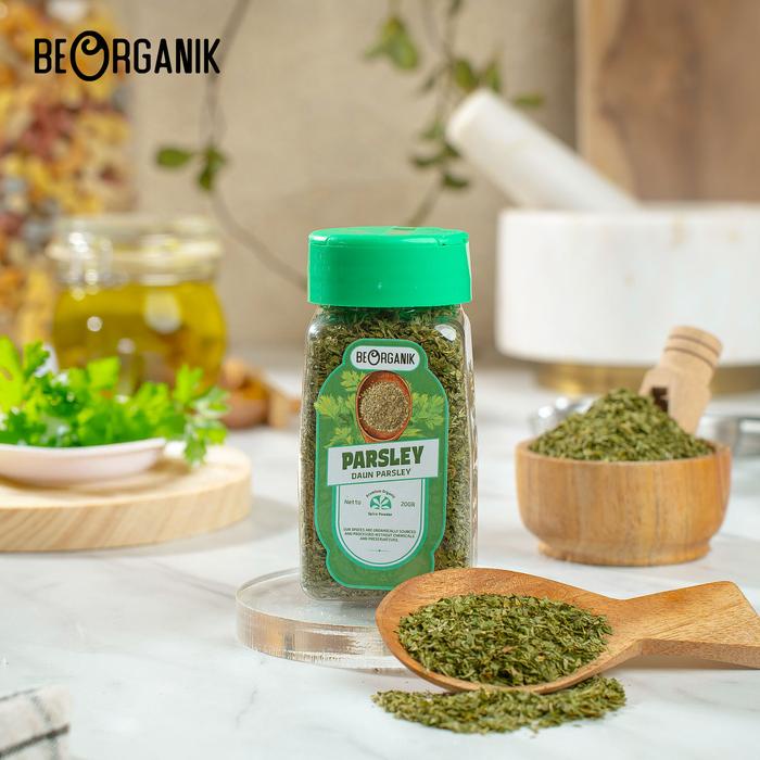 

Sale! Beorganik Dried Parsley Flakes / Daun Parsley Kering