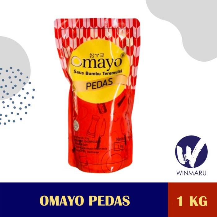 

Sale! Omayo Mayo Pedas 1 Kg - Omayo Pedas 1Kg