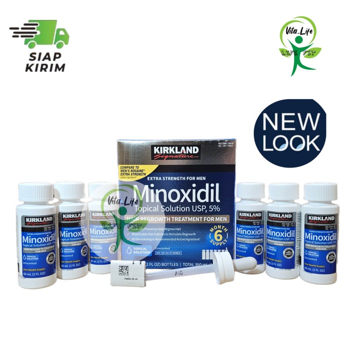 Kualitas No1 Paket Minoxidil Dan Biotin 10.000Mcg