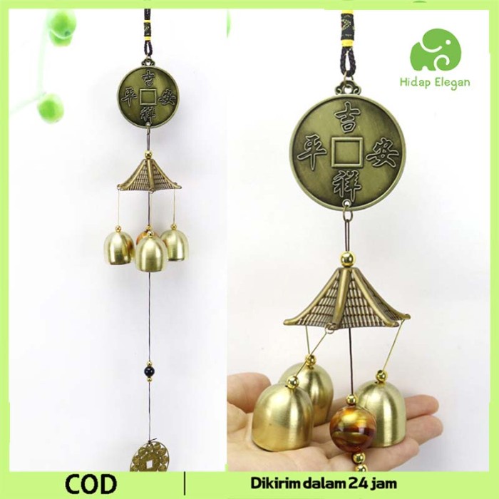 

Terlaris Lonceng Angin Feng Shu Keberuntungan Bahan Tembaga Untuk Pintu Home Decor Lonceng Gantung