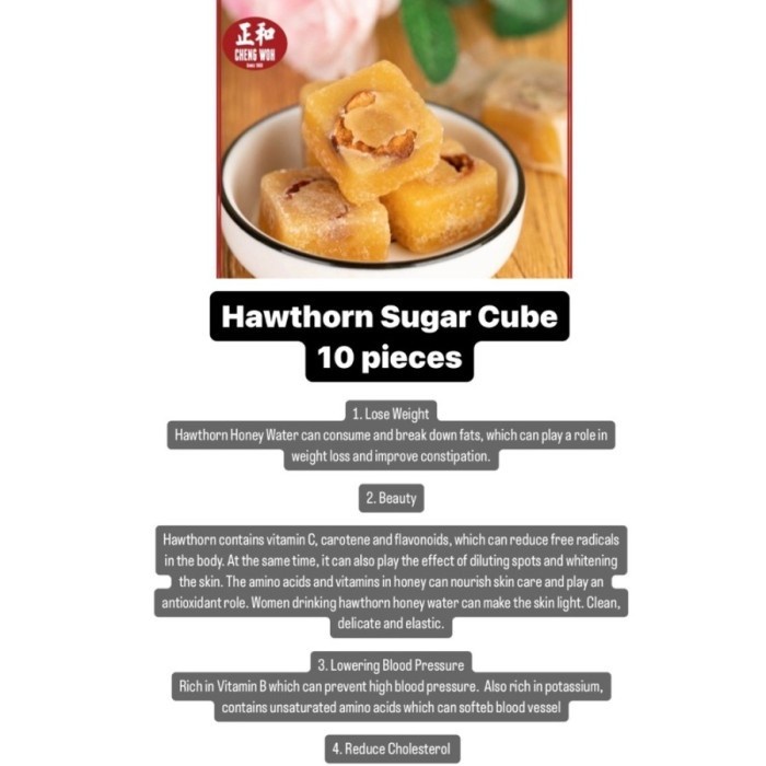 

Cheng Woh Snow Pear Sugar Cube Natural isi 10 pcs