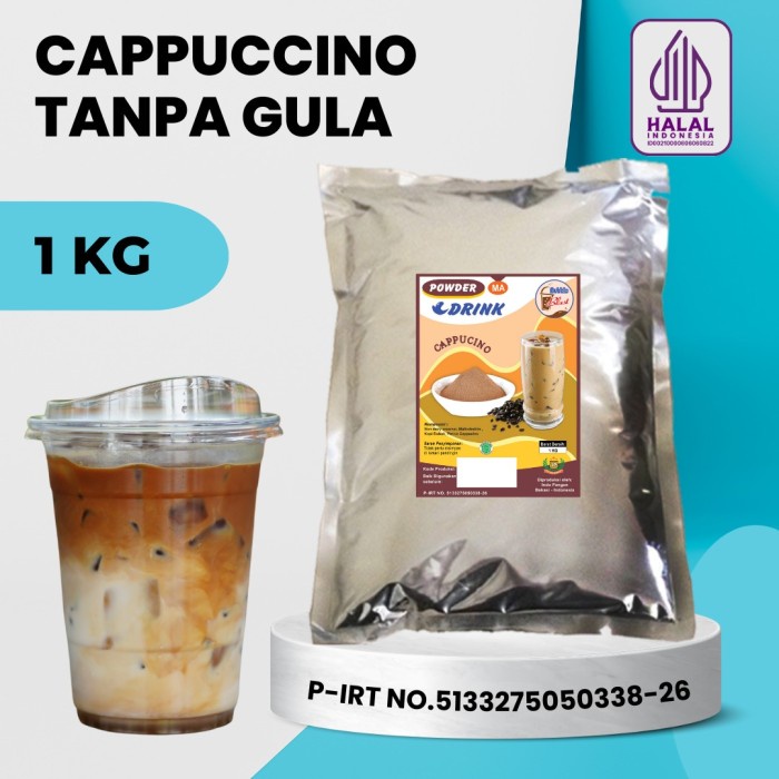 

Powder Plain/Bubuk Minuman Cappucino 1kg/ Powder (tanpa gula)