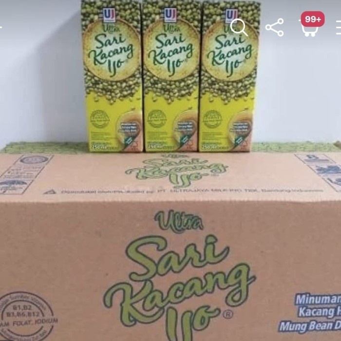 

Ultra Sari Kacang Hijau 150 Ml 1 dus isi 24