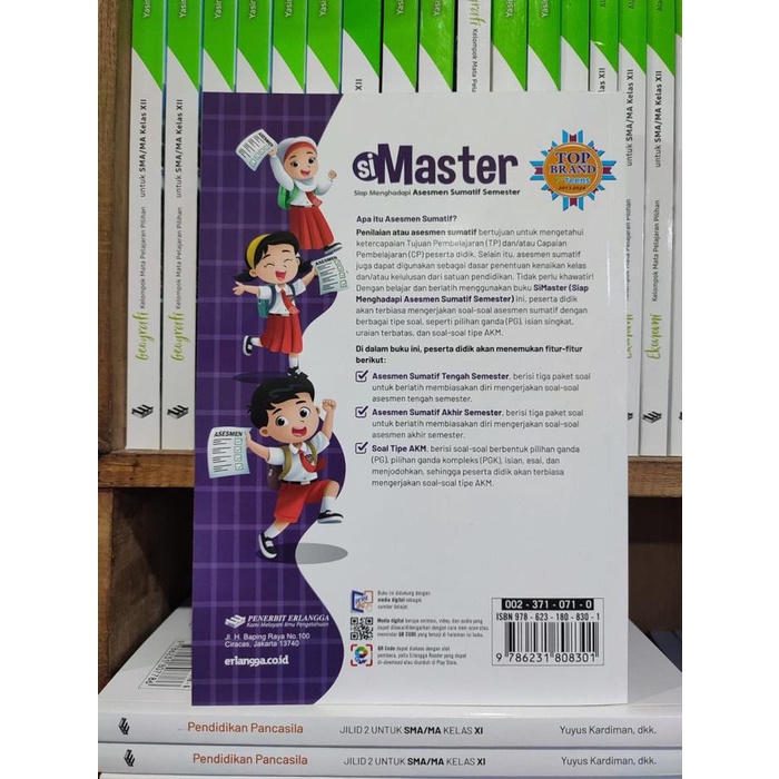 

SALE !!! BUKU SOAL SIMASTER 3A 3B KELAS 3 SD/MI KURIKULUM MERDEKA ERLANGGA READYY