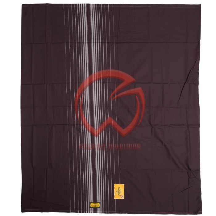 Grosir 10 Pcs Sarung Wadimor Motif Polos Warna Tumpal Khusus Coklat