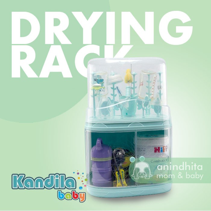 KANDILA Rak Botol dan Susu Bayi Bottle Drying Rack & Container