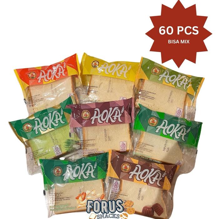 

SALE !!! AOKA ROTI PANGGANG 1 DUS ISI 60 PCS LEBIH HEMAT! SANDWICH VIRAL TERSEDIA SEMUA VARIAN RASA