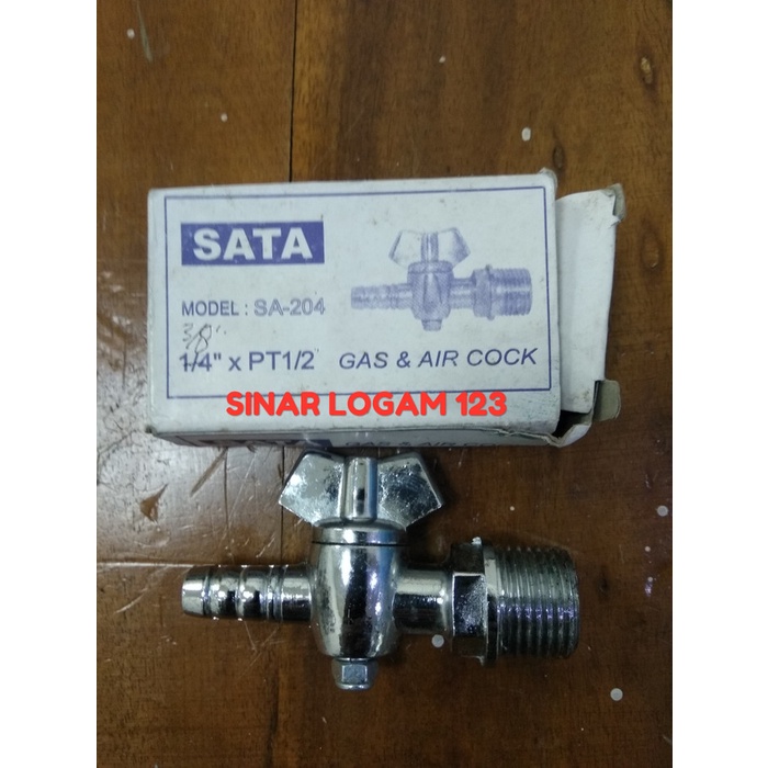kran gas / air cock gas.merk sata