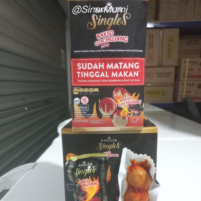 

SALE PROMO BAKSO GOCHUJANG KANZLER BAKSO PEDAS GOCHUJANG KANZLER 1DUS ISI 12PACK @ 4PC READYY