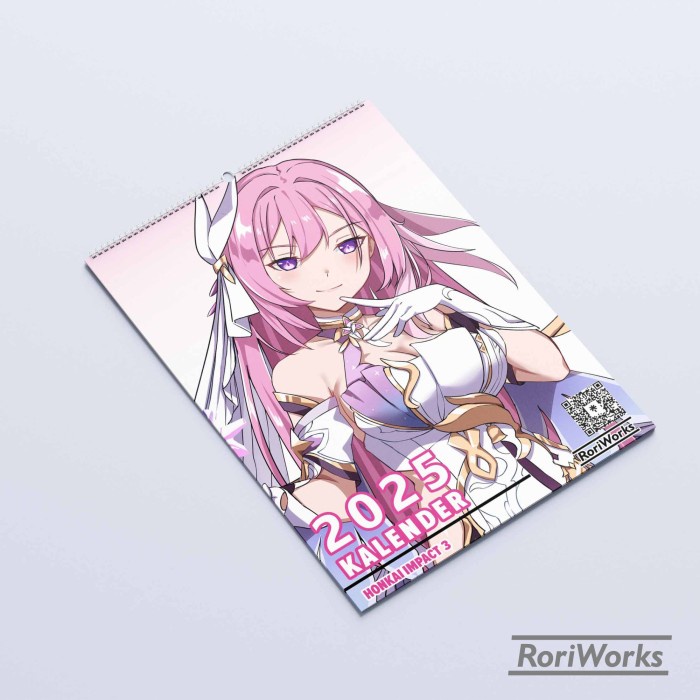 

SALE TERBARU KALENDER DINDING 2025 - HONKAI IMPACT 3RD READYY