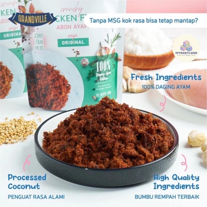 

SALE !!! GRANDVILLE ABON SAPI ABON AYAM ABON IKAN CRUNCHY BEEF FLOSS CHICKEN FLOSS FISH FLOSS