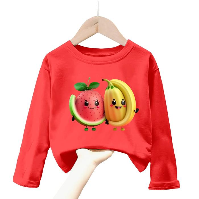 KAOS ANAK PEREMPUAN GAMBAR CUTE GIRL HIJAB LENGAN PANJANG 1-12TAHUN K.151 BUNDA BAJU FASHION CANTIK