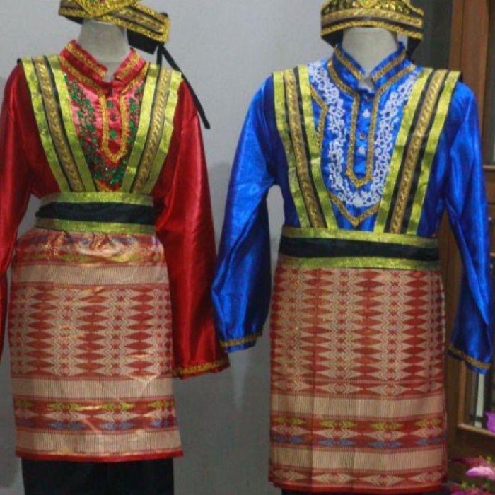 TERBARU Depan BAJU ADAT ACEH TARI SAMAN ACEH DEWASA SATUAN PRIA WANITA