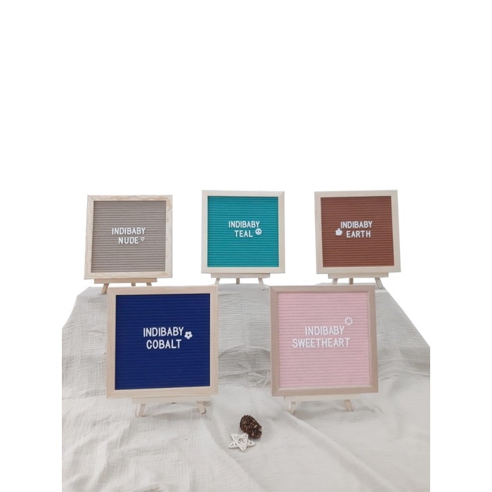 

Felt Letter Board / Papan Huruf Nama Bayi / Perlengkapan Foto