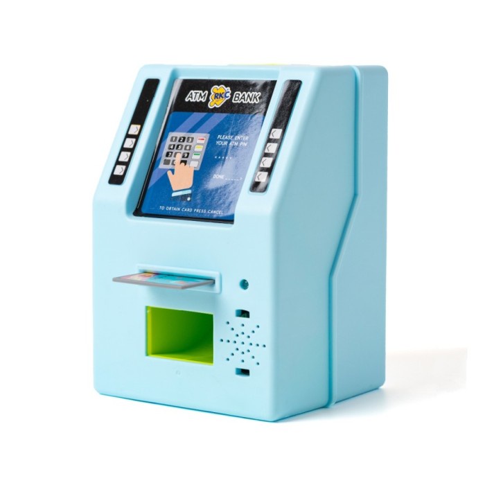 Mainan celengan anak plus kartu ATM