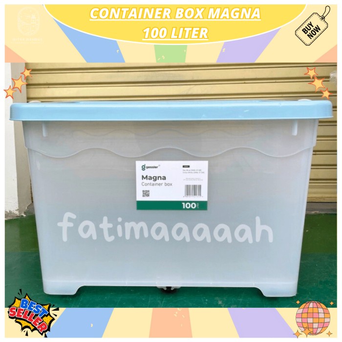 Kontainer Box Transparan 100 Liter Magna Gessler Container Box