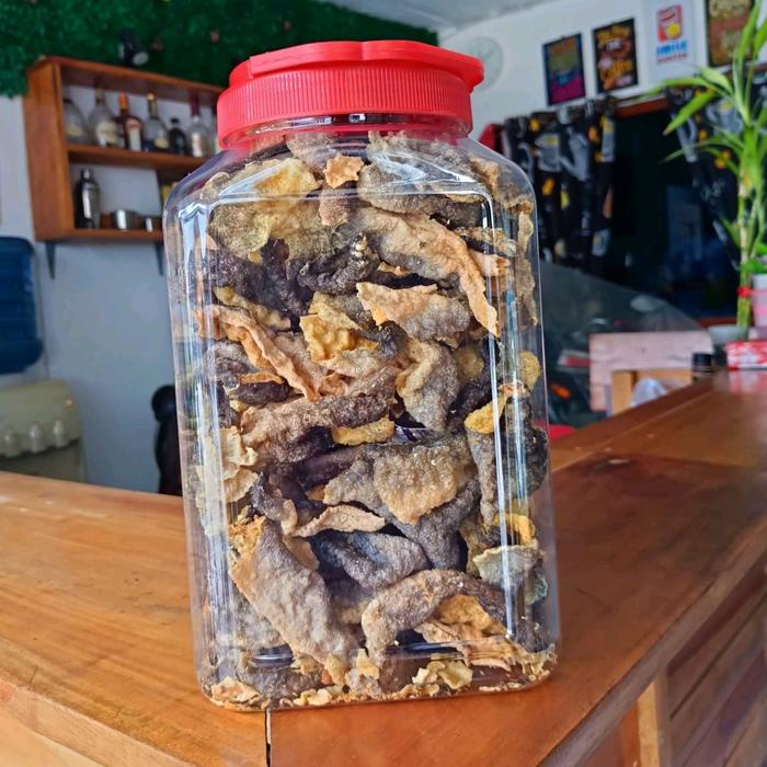

SALE !!! KERUPUK KULIT IKAN SALMON VARIAN RASA ORIGINAL CEMILAN SEHAT ENAK KEMASAN TOPLES DOUBLE