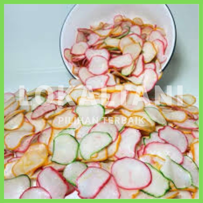 

SALE !!! KERUPUK BAWANG PUTIH MENTAH 250GR/500GR/1KG/5KG REPACK NEW READYY