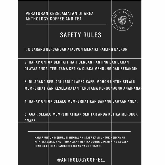 

plang rules aturan safety papan standee standing