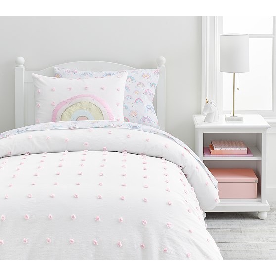Pottery Barn Kids Tufted Dot Duvet Cover Full Size