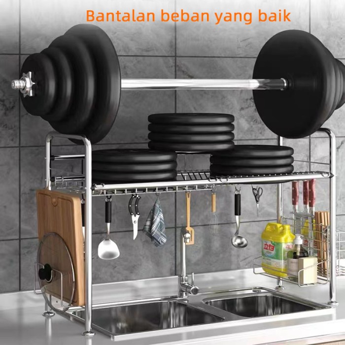304 Rak Piring Wastafel Stainless Steel / Rak Wastafel Dapur