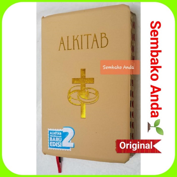 

Alkitab Wedding Kristen Protestan. Lai Tb 052 Ti Gold. Pernikahan.