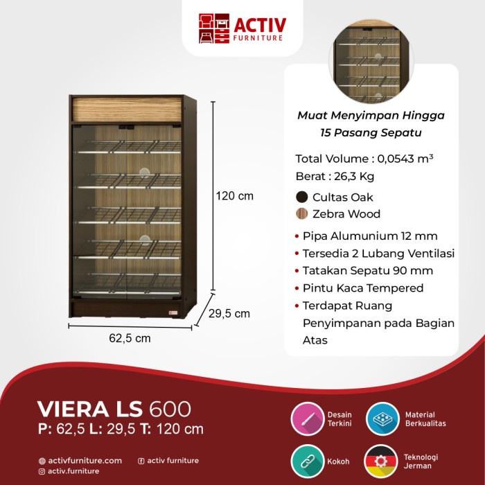 Lemari Sepatu Viera Ls 600 Activ Furniture