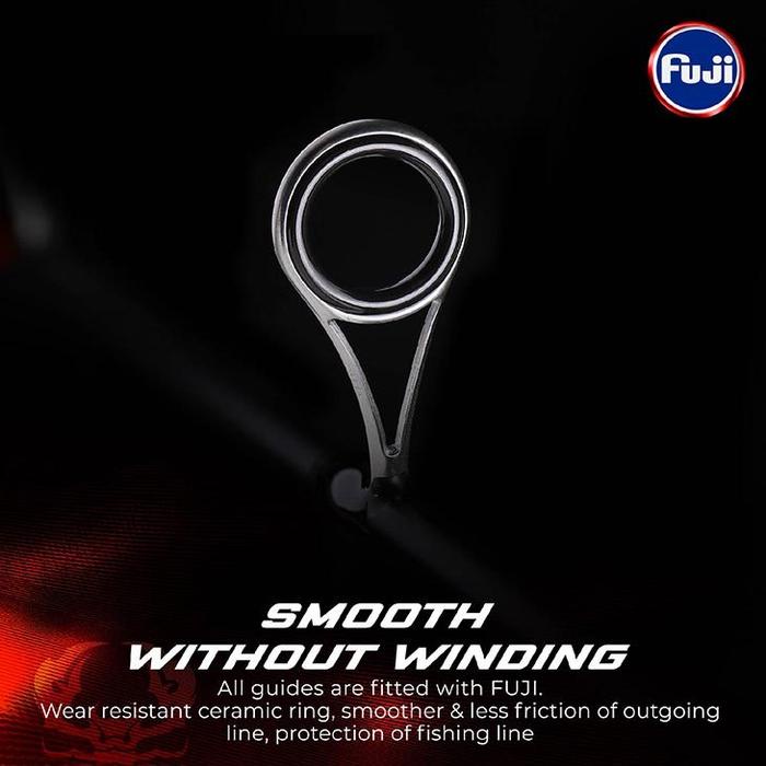 JORAN EU SCORPION KING PE2 PE3 PE4 CARBON MATERIAL SPINNING JORAN JIGGING RING GUIDE FUJI