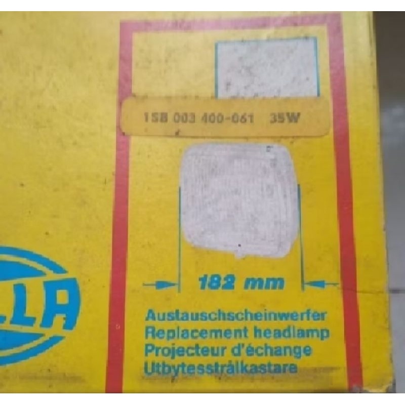 New Lampu Hella Made In Germany - Replacement Headlamp Ready