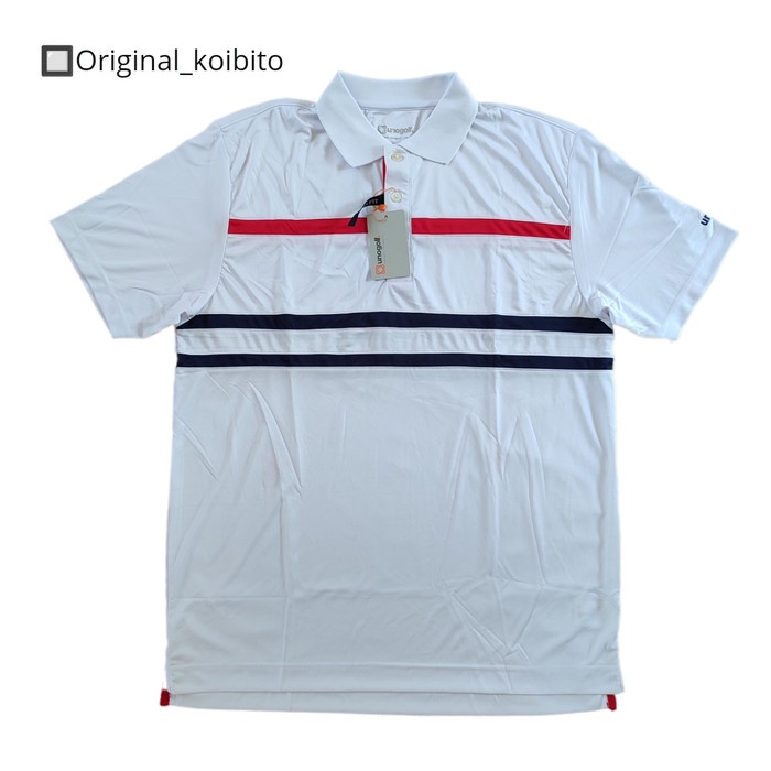 TERBARU Un0 Golf Polo Shirts White - ORIGINAL