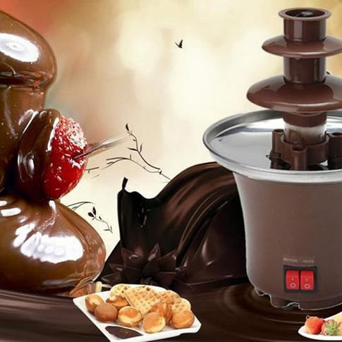 JTTOP" CHOCOLATE FONDUE MESIN COKLAT FOUNTAIN MESIN COKLAT AIR MANCUR MESIN COKLAT FONDUE