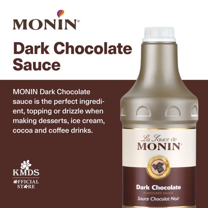 

MONIN SAUCE DARK CHOCOLATE 1,89 ltr