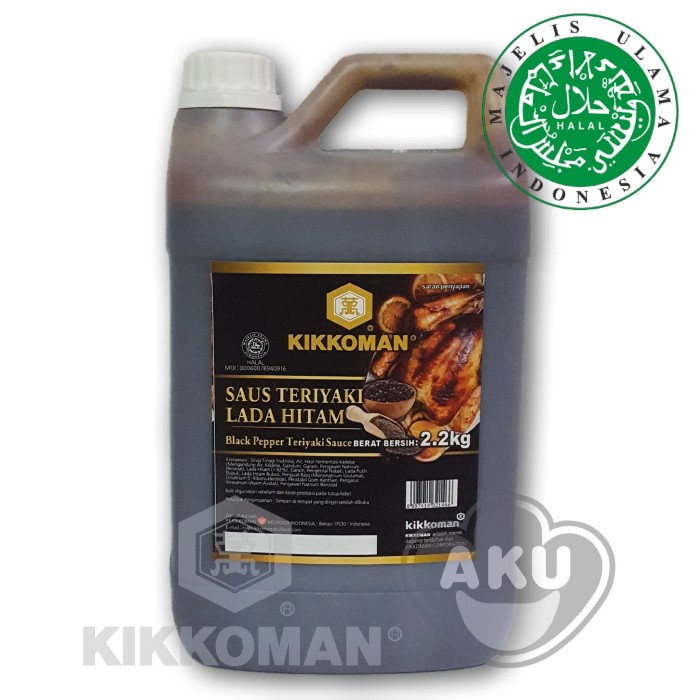 

Kikkoman Saus Teriyaki Lada Hitam - Teriyaki Blackpepper Sauce 2L