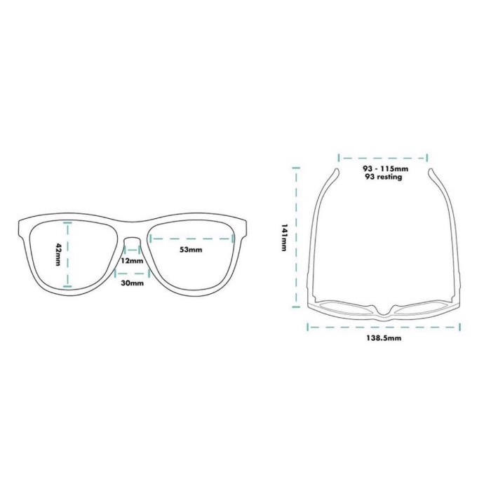 JTTOP" GOODR SUNGLASSES AU REVOIR GOPHER