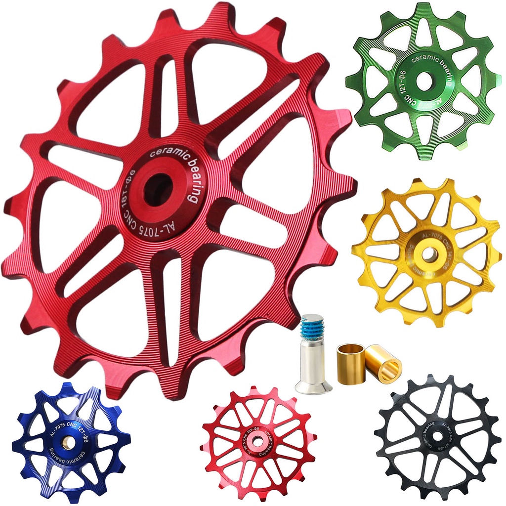 KMB 12T 14T 16T 18T Jockey Wheel Rear Derailleur Ceramic Pulley Road Bike Guide Roller For Shimano S