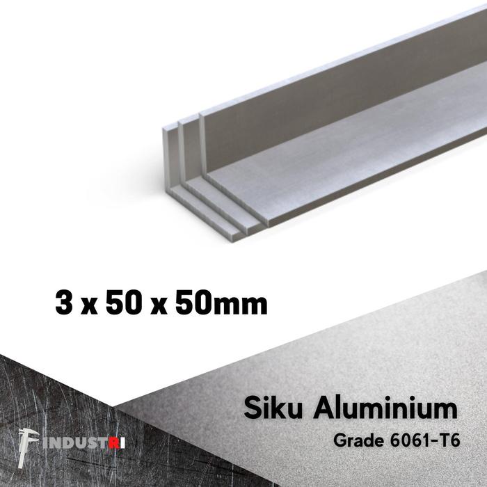 Siku Aluminium t. 3 mm 50 x 50 mm per 100cm