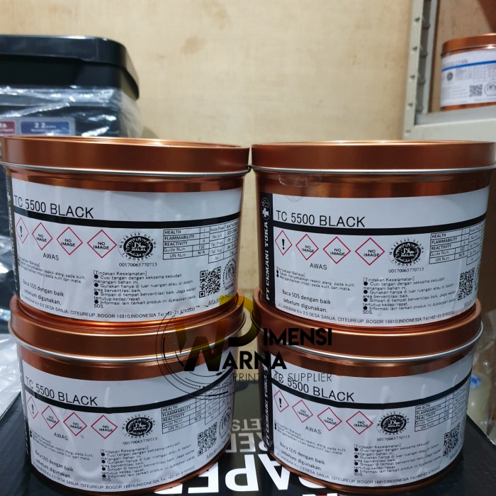 

Ready Tinta Offset Cemani Toka - Tc 5500 Black