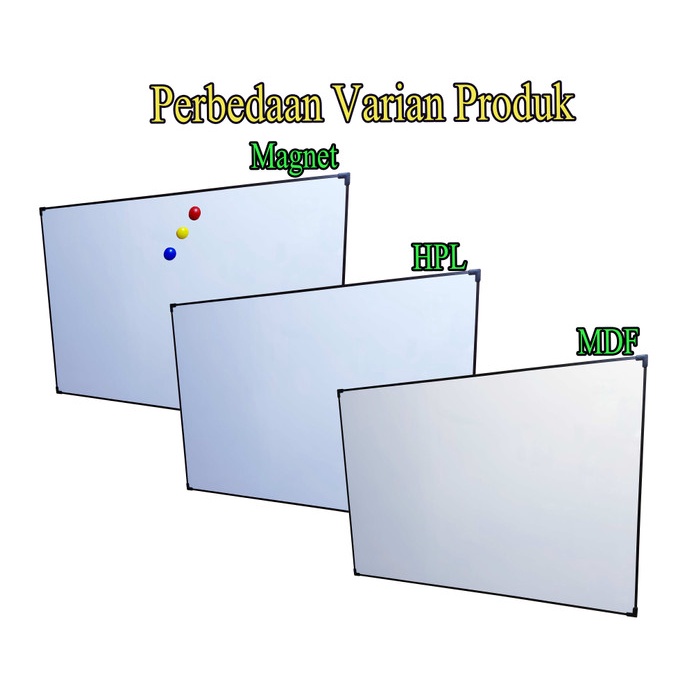 

Promo Terbatas Papan Tulis 90 X 120 Cm Whiteboard