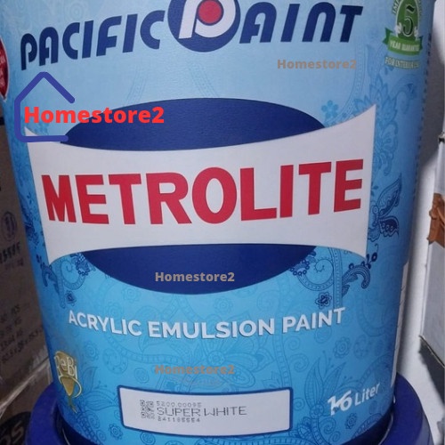 Cat Metrolite Putih 095 1 Pail 25kg Super White