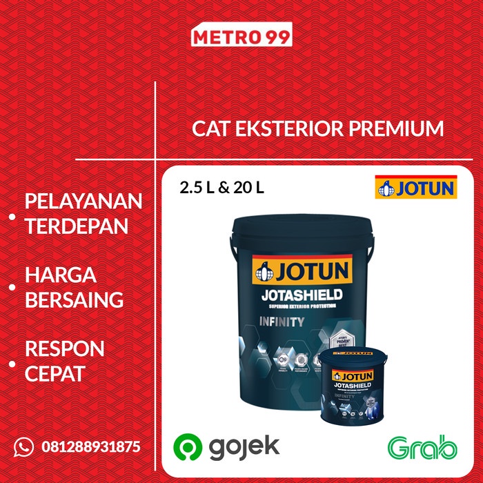 Cat tembok JOTUN JOTASHIELD INFINITY (Custome warna)