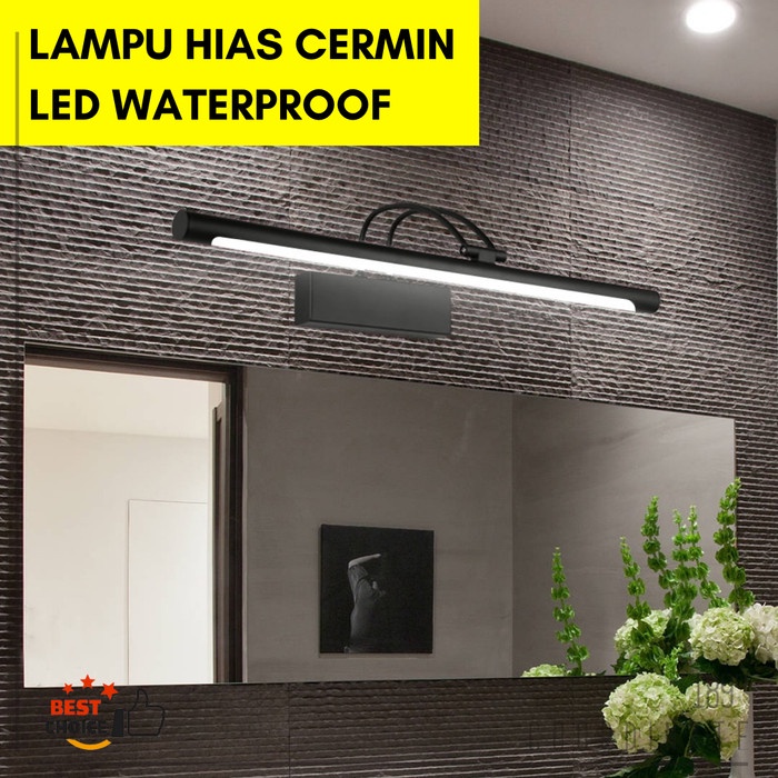 LAMPU HIAS DINDING KAMAR MANDI CERMIN MINIMALIS AESTHETIC WATERPROOF