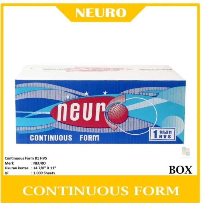 

Barang Terlaris Kertas Komputer Continuous From 1 Ply Besar 14 7/8 X 11 Merek Neuro Packing Aman